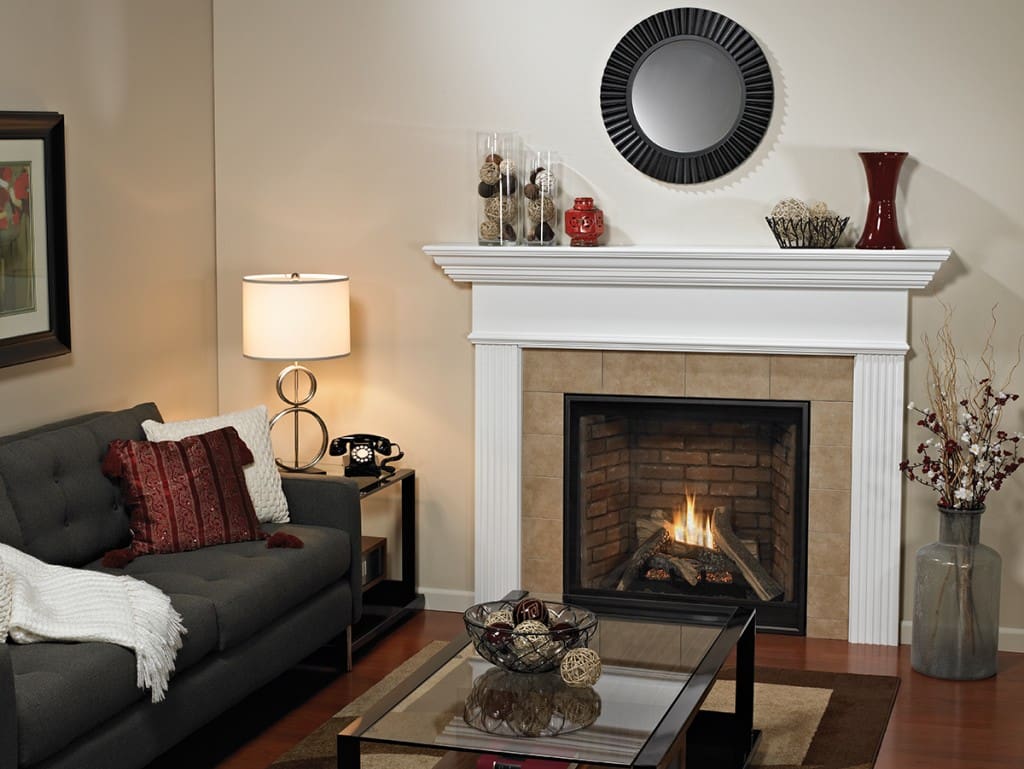 Stock Image - American Hearth - Madison Clean-Face Premium Traditional American Hearth - Builders Materials