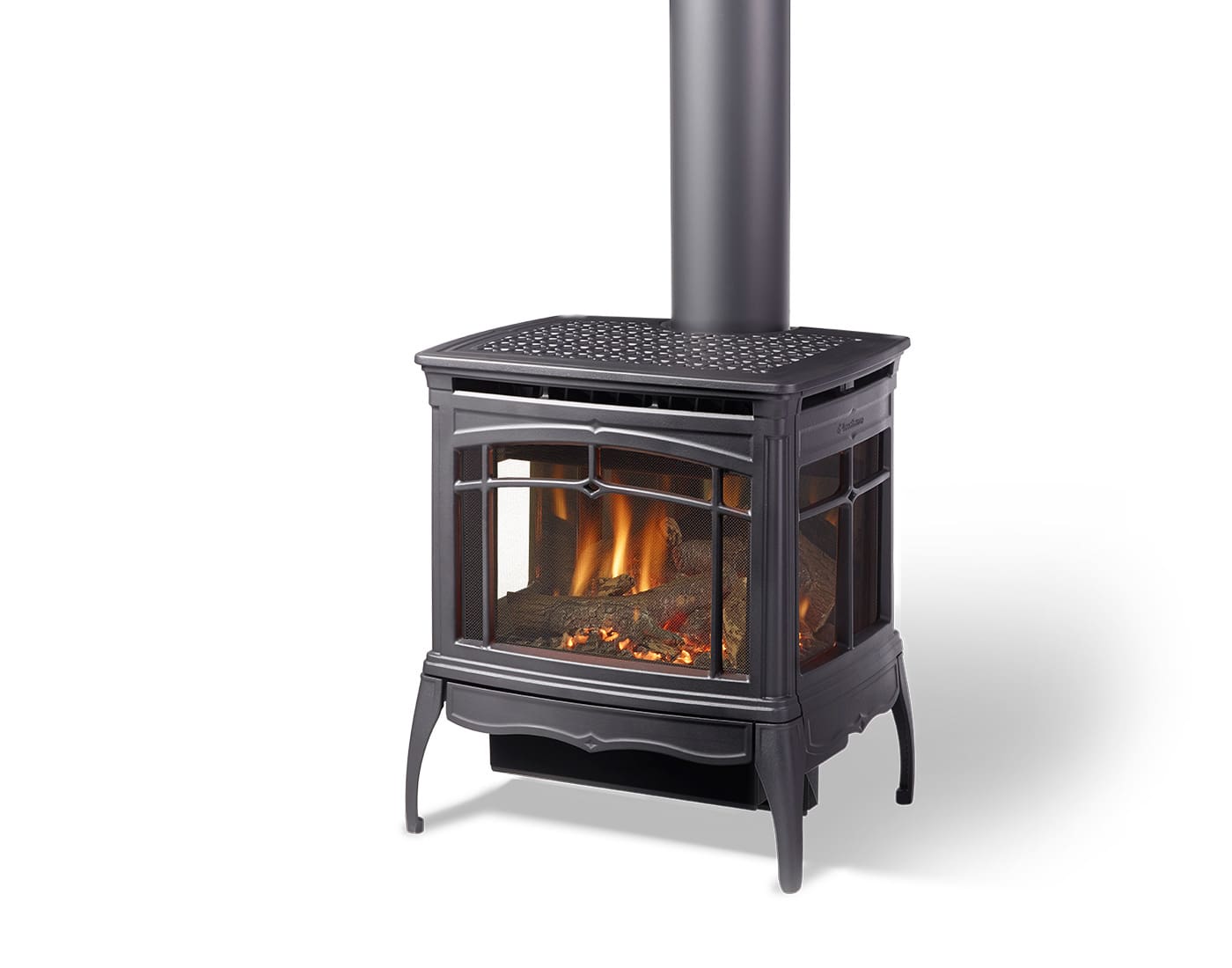Stock Image - Hearthstone Bristol DX Gas Stoves - Builders Materials