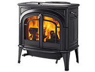 Stock Image - Vermont Castings Dauntless FlexBurn Wood Burning Stove Vermont Castings Wood Stove - Builders Materials