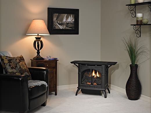 Stock Image - American Hearth - Spirit Gas Stoves - Vent-Free Cast Iron Stoves (VFD) American Hearth - Builders Materials