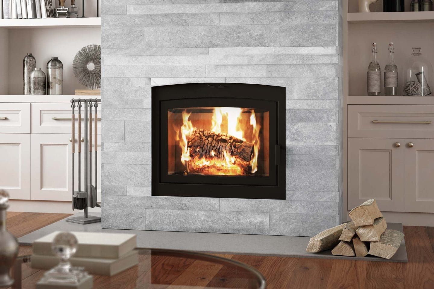 Stock Image - Ambiance - Elegance 42 Ambiance Wood Traditional Fireplace - Builders Materials
