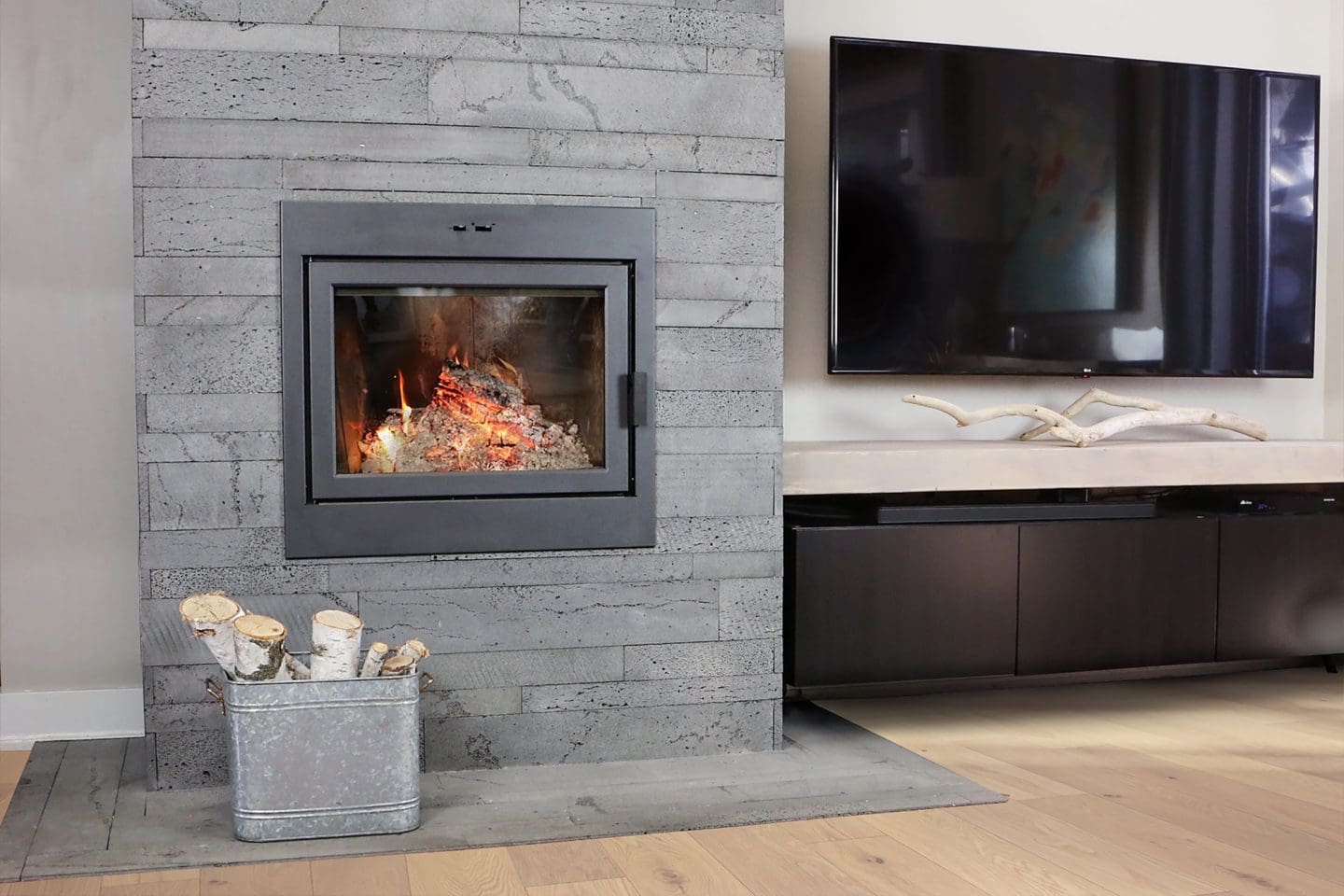 Stock Image - Ambiance - Elegance 42 Ambiance Wood Traditional Fireplace - Builders Materials