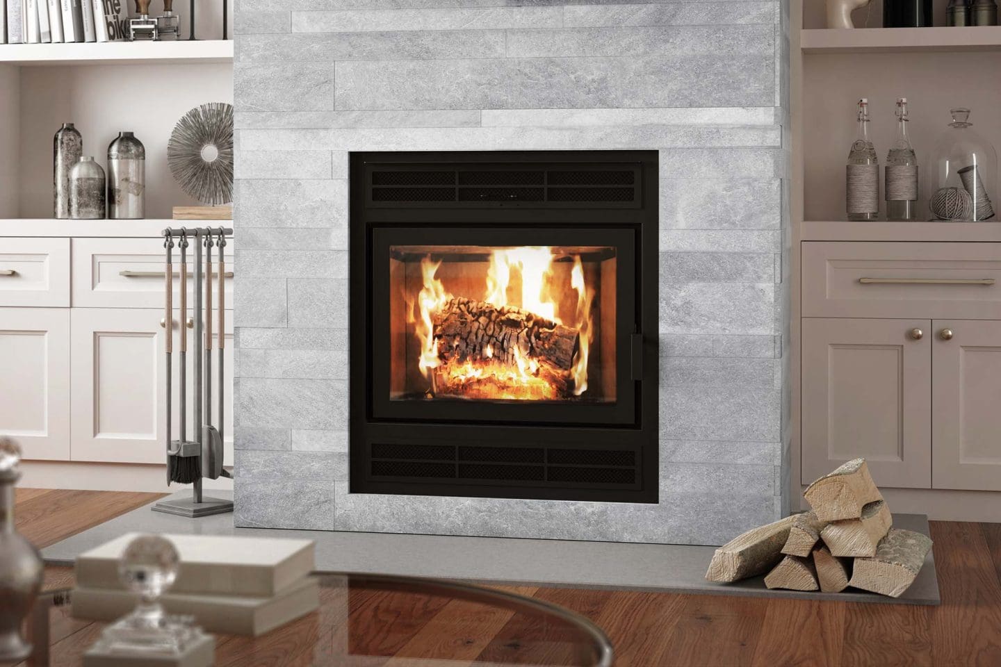 Stock Image - Ambiance - Elegance 42 Ambiance Wood Traditional Fireplace - Builders Materials
