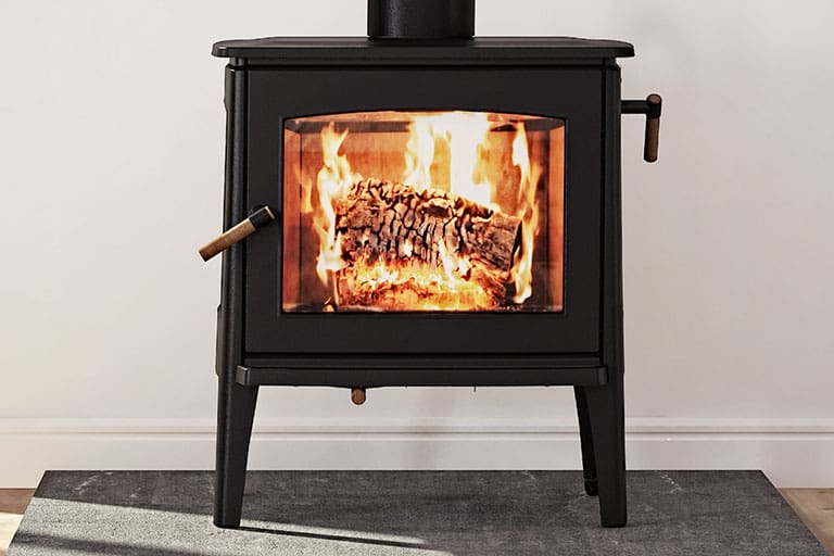 Stock Image - Ambiance - Hipster 14 Ambiance Wood Freestanding & Legs & Traditional Stove - Builders Materials