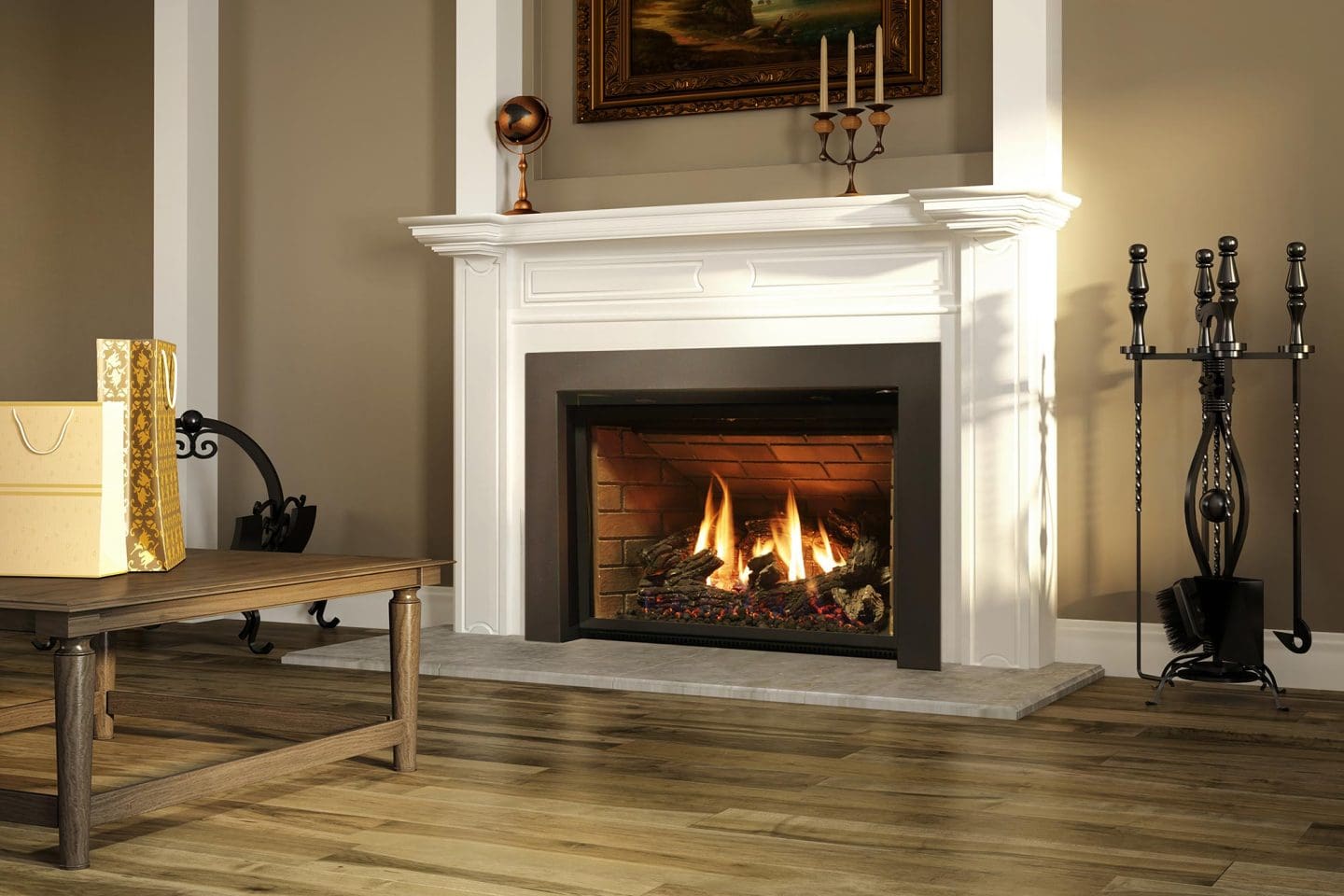 Stock Image - Ambiance - Inspiration 29 Ambiance Gas Contemporary Insert - Builders Materials
