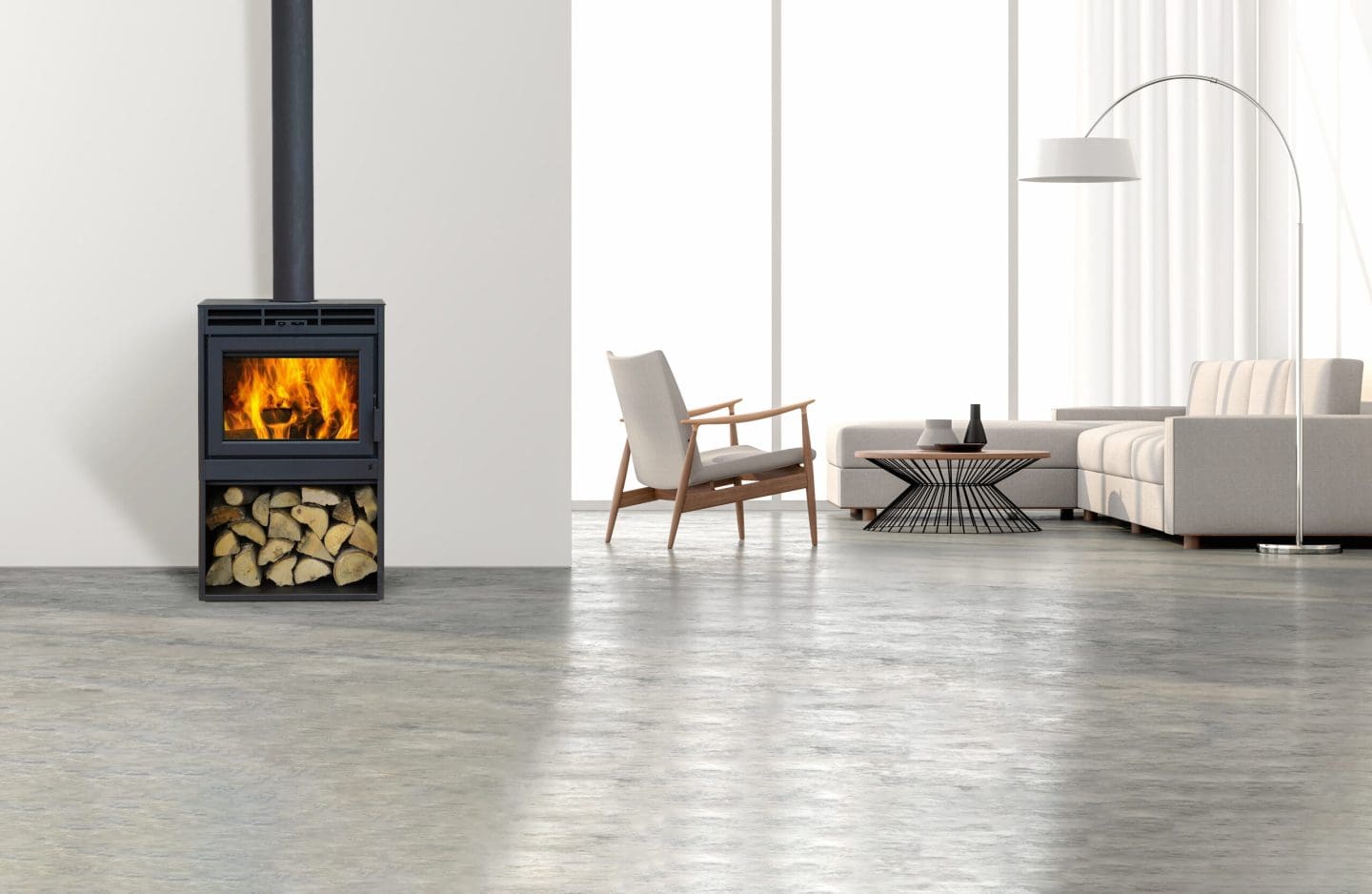 Stock Image - Supreme Novo 18 Stoves - Builders Materials
