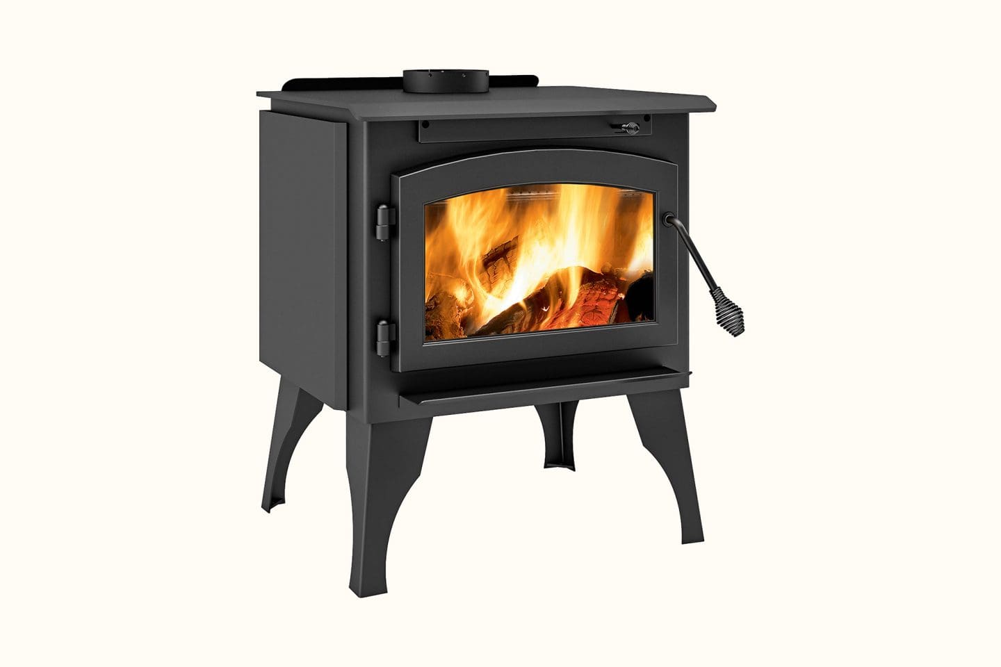 Stock Image - Ambiance - Outlander 19 Ambiance Wood Freestanding & Legs & Traditional Stove - Builders Materials
