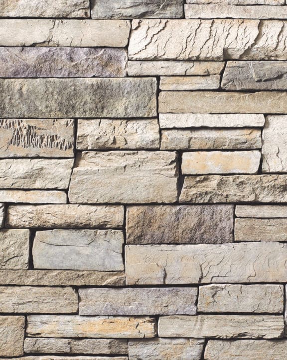 Stock Image - Cultured Stone - Stone - Country Ledge Ashfall  - Builders Materials