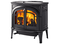 Stock Image - Vermont Castings Dauntless FlexBurn Wood Burning Stove Vermont Castings Wood Stove - Builders Materials