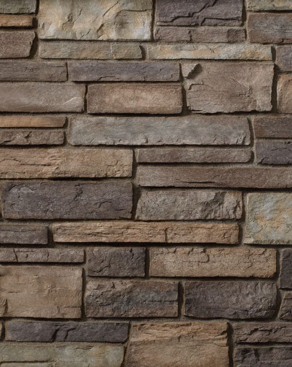 Stock Image - Cultured Stone - Stone - County ledge Grand Mesa  - Builders Materials
