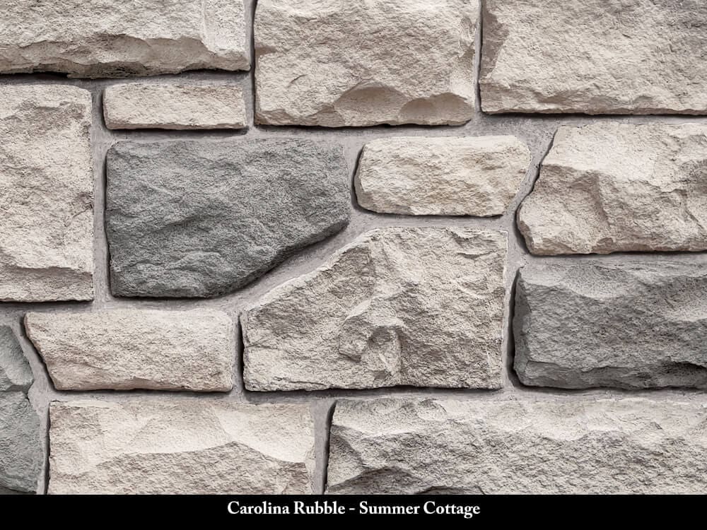Stock Image - Coronado Stone - Stone - Carolina Rubble Summer Cottage  - Builders Materials