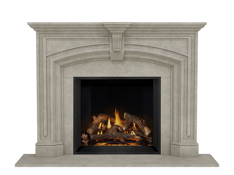 Stock Image - Dracme - Stone Mantel - Classic Series - Builders Materials