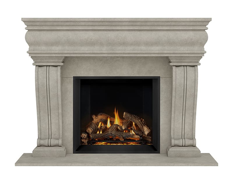 Stock Image - Dracme - Stone Mantel - Classic Series - Builders Materials