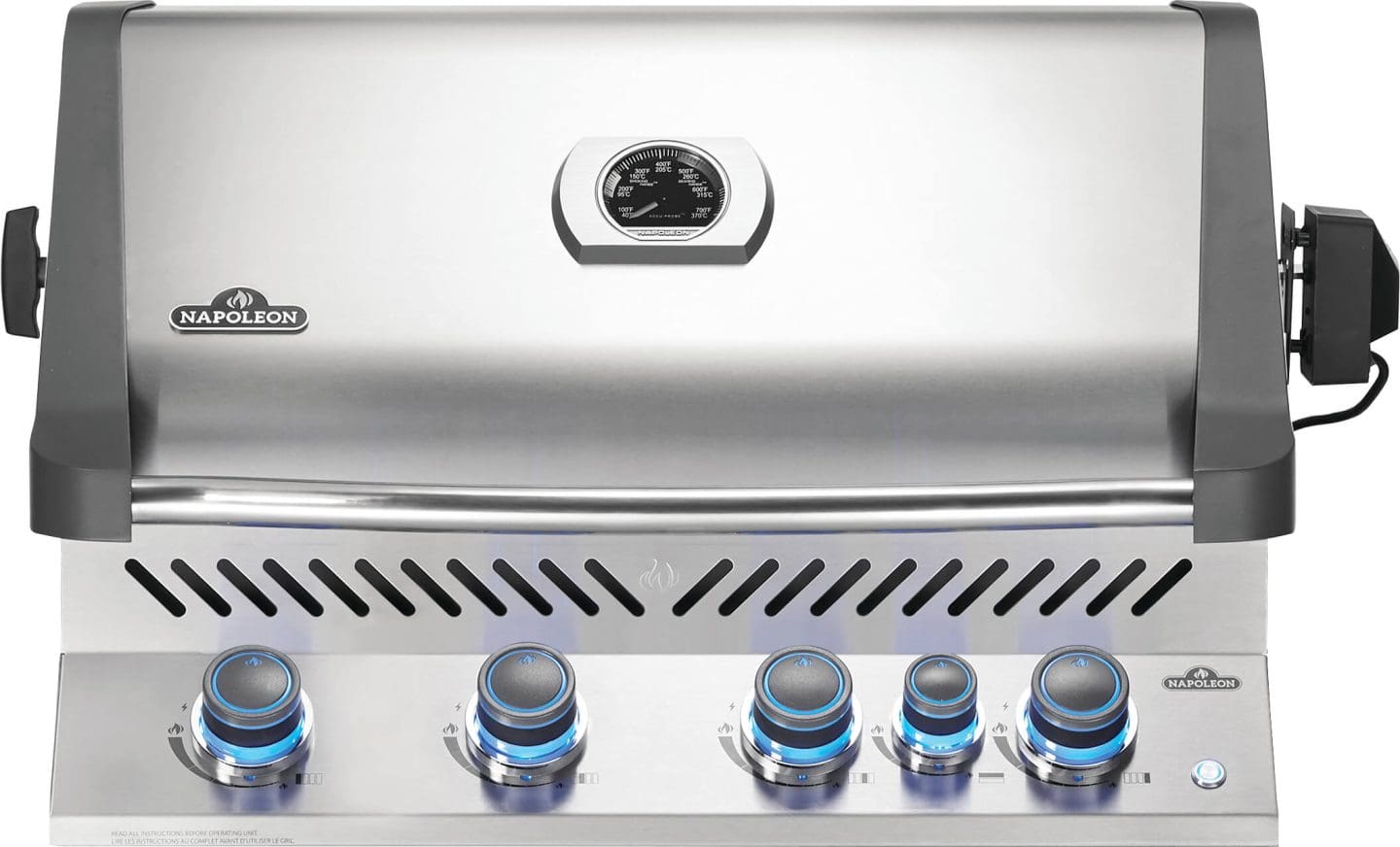 Stock Image - Napoleon - Built-in Prestige® 500 Natural Gas Grill Head with Infrared Rear Burner, Stainless Steel Napoleon Grill Gas Infrared Built-In Grill - Builders Materials