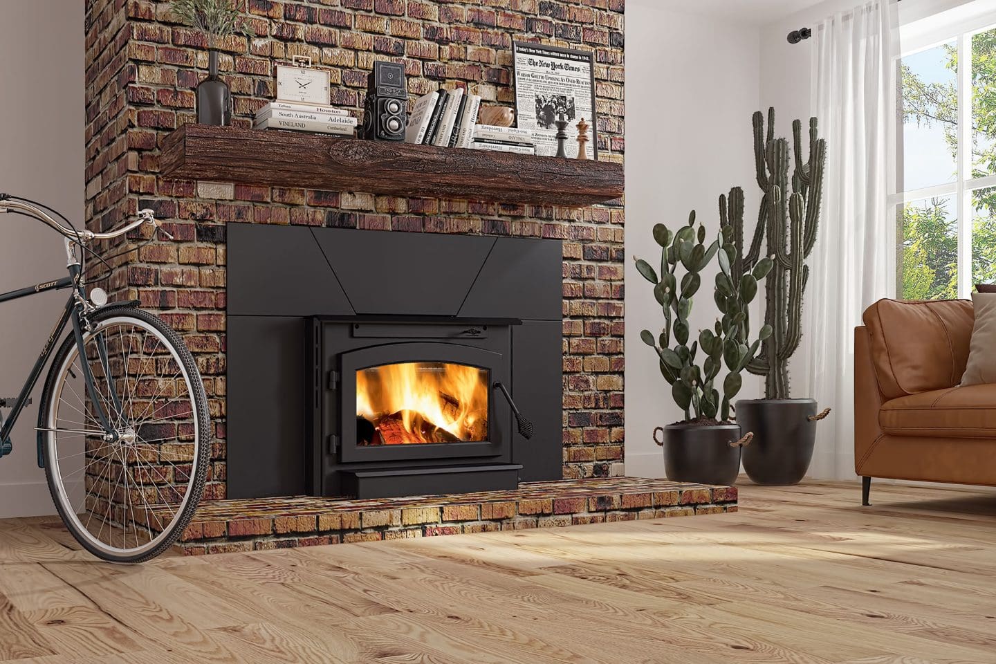 Stock Image - Ambiance - Live Edge Timber Ambiance - Builders Materials