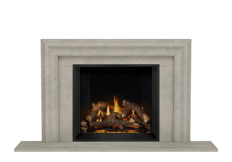 Stock Image - Dracme - Stone Mantel - Picture Frame - Builders Materials