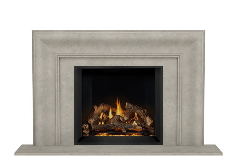 Stock Image - Dracme - Stone Mantel - Picture Frame - Builders Materials
